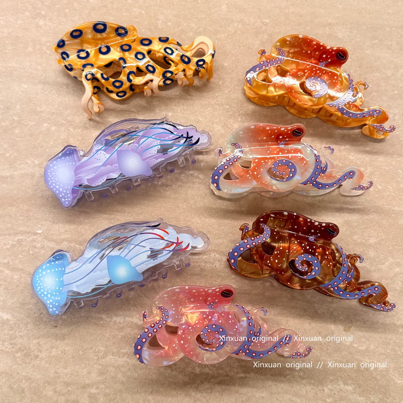 Hanbok Hair Pin - Pinza de Pelo de Acetato Grande