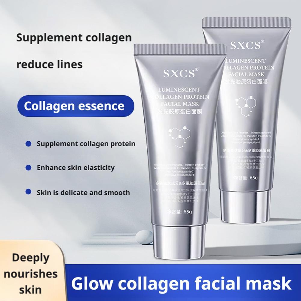 Sleeping Pack Overnight - Mascarilla facial reafirmante de colágeno, hidratación