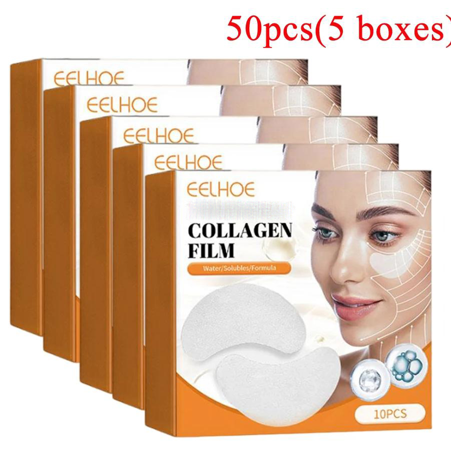 Sheet Mask Collagen - Parches solubles de colágeno, 5 cajas,