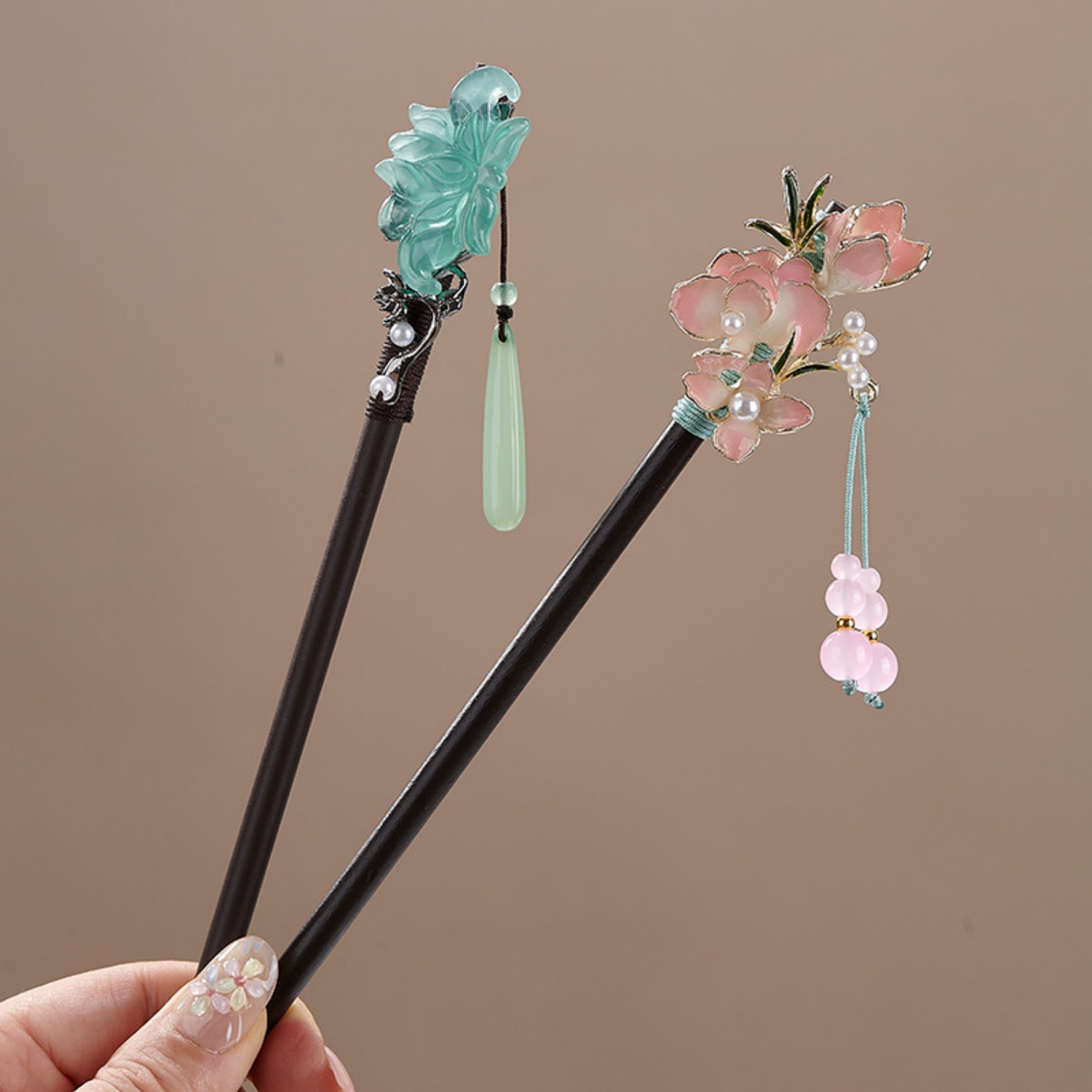 Pasador de pelo vintage con fl - Hanbok Hair Pin reseña y precio