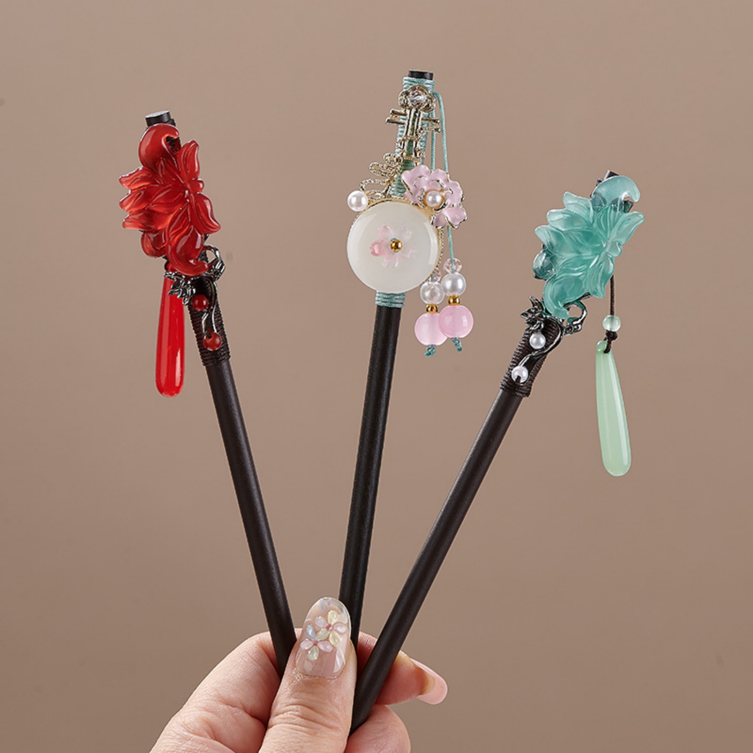 Pasador de pelo vintage con fl - Hanbok Hair Pin reseña y precio