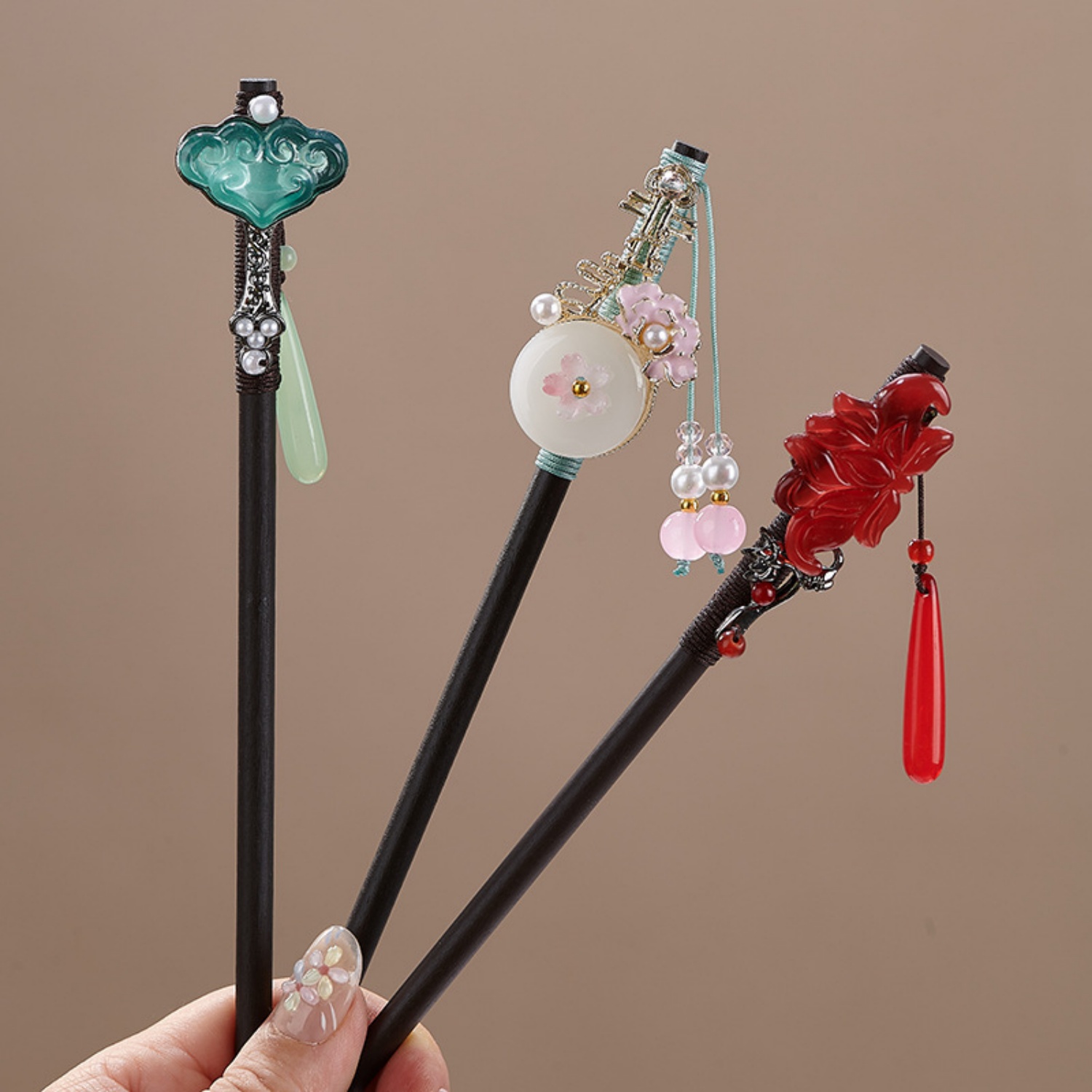 Pasador de pelo vintage con fl - Hanbok Hair Pin reseña y precio