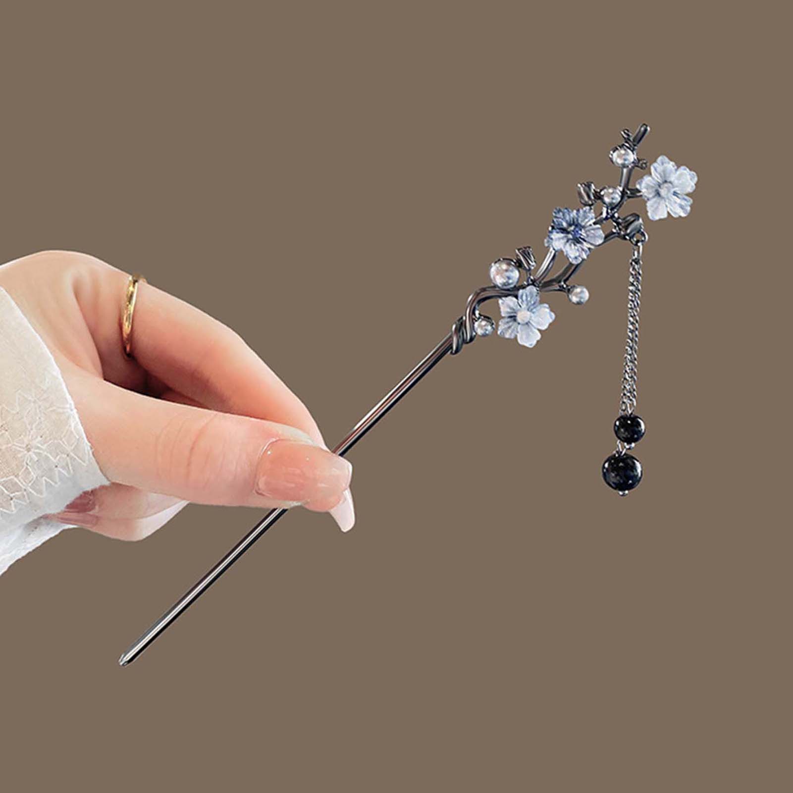 Horquillas de Metal Negras Est - Hanbok Hair Pin reseña y precio