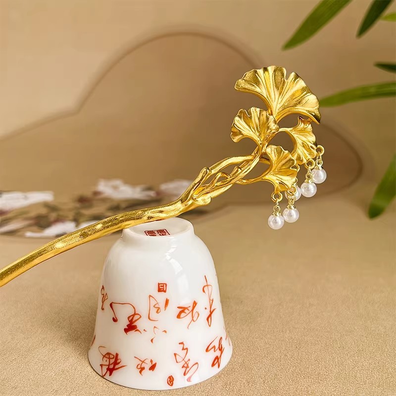1 Pieza Elegante Horquilla Dor - Hanbok Hair Pin reseña y precio