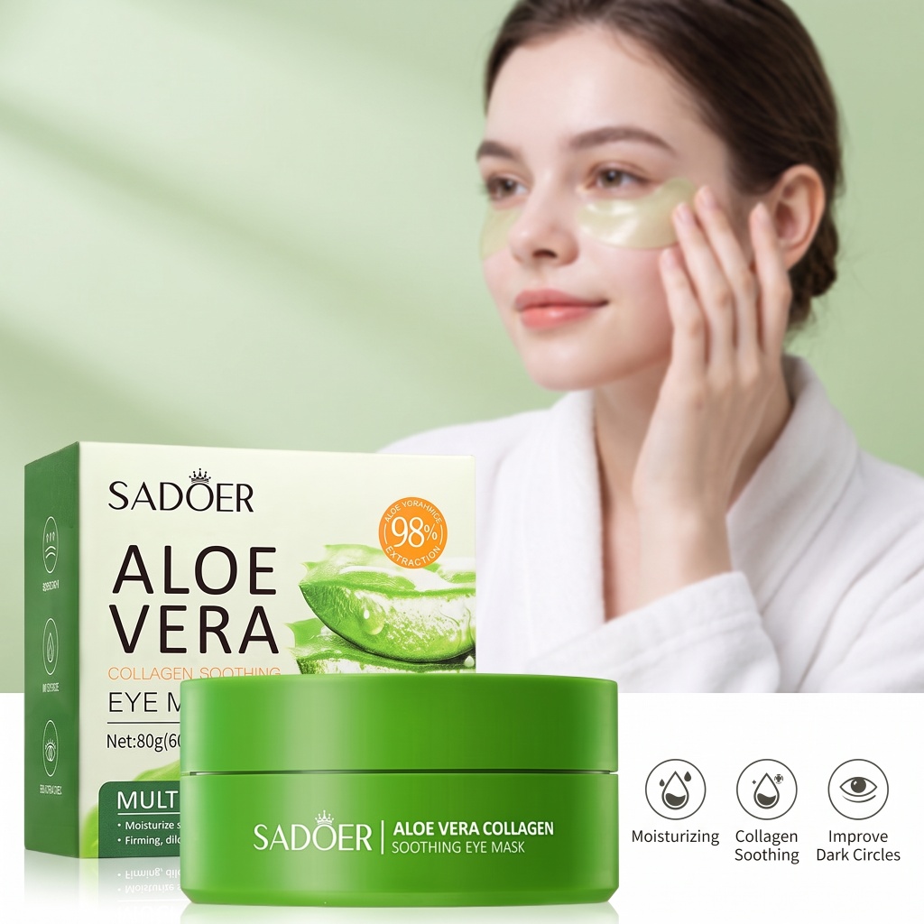 60pcs Mascarilla de Ojos de Co - Sheet Mask Collagen reseña y precio